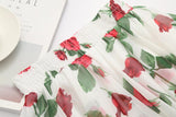 CHLOE CHIFFON FLORAL SKIRT - B ANN'S BOUTIQUE