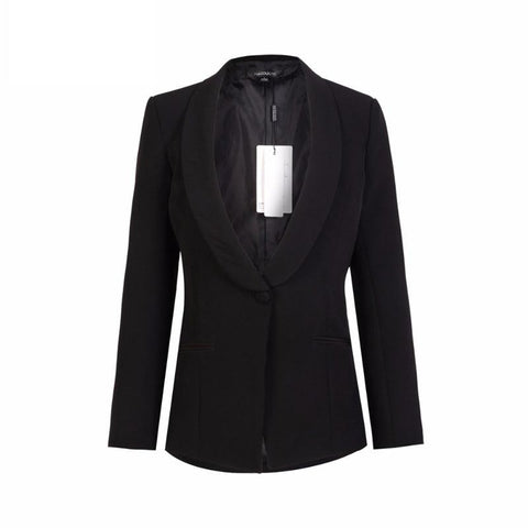 CLASSIC BLACK FITTED BLAZER - B ANN'S BOUTIQUE