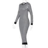CLASSIC HOUNDSTOOTH PULLOVER DRESS - TIMELESS ELEGANCE IN EVERY THREAD - B ANN'S BOUTIQUE, LLC