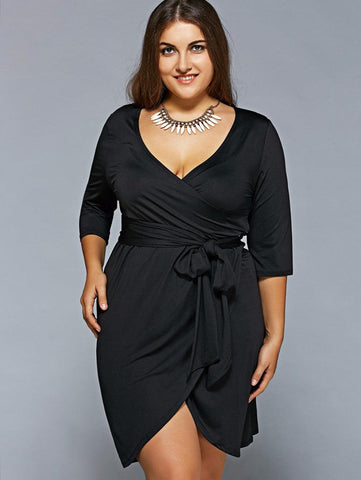 CLASSIC WRAP DRESS - B ANN'S BOUTIQUE