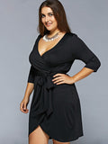 CLASSIC WRAP DRESS - B ANN'S BOUTIQUE