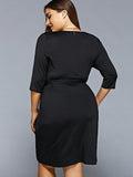 CLASSIC WRAP DRESS - B ANN'S BOUTIQUE