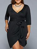 CLASSIC WRAP DRESS - B ANN'S BOUTIQUE