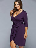 CLASSIC WRAP DRESS - B ANN'S BOUTIQUE