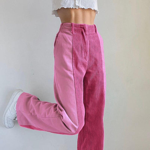 CORDUROY CUTOUT PANTS - B ANN'S BOUTIQUE, LLC