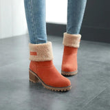 COZY CHIC WINTER BLISS FAUX FUR SNOW BOOTS - B ANN'S BOUTIQUE, LLC