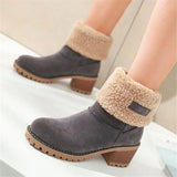 COZY CHIC WINTER BLISS FAUX FUR SNOW BOOTS - B ANN'S BOUTIQUE, LLC