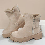 COZY ELEGANCE FAUX SUEDE SNOW BOOTS - B ANN'S BOUTIQUE, LLC