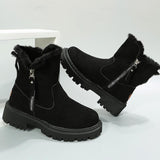 COZY ELEGANCE FAUX SUEDE SNOW BOOTS - B ANN'S BOUTIQUE, LLC