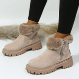 COZY ELEGANCE FAUX SUEDE SNOW BOOTS - B ANN'S BOUTIQUE, LLC