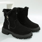 COZY ELEGANCE FAUX SUEDE SNOW BOOTS - B ANN'S BOUTIQUE, LLC