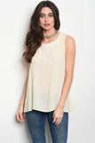 CREAM ON TOP BACK LACE-UP - B ANN'S BOUTIQUE