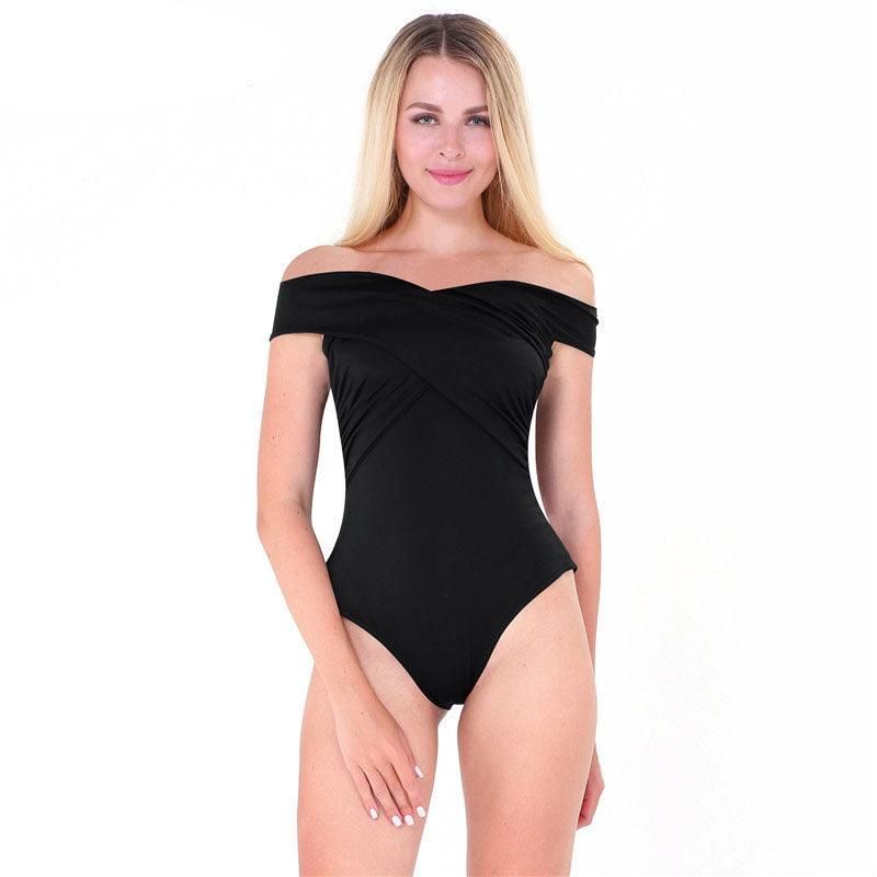 CRISSCROSS OFF-THE-SHOULDER BODYSUIT – B ANN'S BOUTIQUE, LLC
