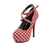 CROSS-STRAP PLATFORM PUMPS - B ANN'S BOUTIQUE