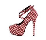CROSS-STRAP PLATFORM PUMPS - B ANN'S BOUTIQUE