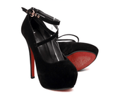 CROSS-STRAP PLATFORM PUMPS - B ANN'S BOUTIQUE