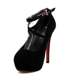 CROSS-STRAP PLATFORM PUMPS - B ANN'S BOUTIQUE