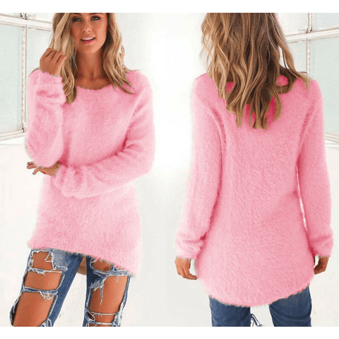 CUTE OVERSIZE PULLOVER SWEATER - B ANN'S BOUTIQUE