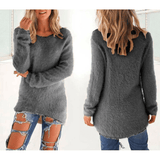 CUTE OVERSIZE PULLOVER SWEATER - B ANN'S BOUTIQUE