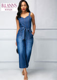 DAISY’S  DENIM JUMPSUIT - B ANN'S BOUTIQUE