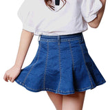 DELIAHA’S DENIM MINI SKIRT - B ANN'S BOUTIQUE