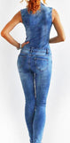 DENIM DIVA JUMPSUIT - B ANN'S BOUTIQUE