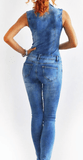 DENIM DIVA JUMPSUIT - B ANN'S BOUTIQUE