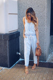 DENIM DREAM TANK JUMPSUIT - B ANN'S BOUTIQUE