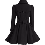 DOUBLE-BREASTED WOMENS BELTED PEACOATS - B ANN'S BOUTIQUE