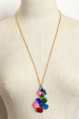 DOUBLE FLOWER NECKLACE