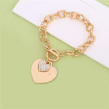 DOUBLE HEART CHAINS OF LOVE BRACELET - B ANN'S BOUTIQUE