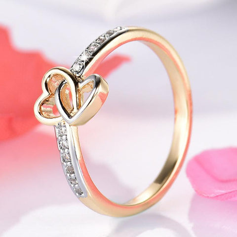 DOUBLE HEART, TWICE THE LOVE RING - B ANN'S BOUTIQUE