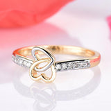 DOUBLE HEART, TWICE THE LOVE RING - B ANN'S BOUTIQUE