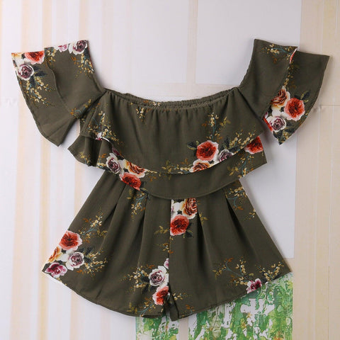 DOUBLE RUFFLE DOUBLE DELIGHT ROMPER - B ANN'S BOUTIQUE