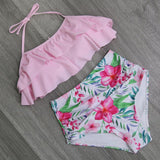 DOUBLE-RUFFLE DOUBLE-TROUBLE TWO-PIECE SWIMSUIT - B ANN'S BOUTIQUE