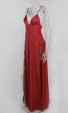 DUAL HIGH SLIT EVENING GOWN - B ANN'S BOUTIQUE