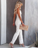 ELEGANCE ENLACE LACE JUMPSUIT - B ANN'S BOUTIQUE, LLC