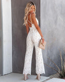 ELEGANCE ENLACE LACE JUMPSUIT - B ANN'S BOUTIQUE, LLC