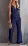 ELEGANCE ENLACE LACE JUMPSUIT - B ANN'S BOUTIQUE, LLC