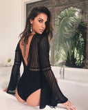 FARRAH FLARE BODYSUIT - B ANN'S BOUTIQUE
