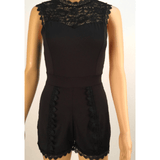 FARRAH’S FITTED LACE ROMPER - B ANN'S BOUTIQUE