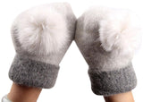 FAUX FUR-LINED MITTENS - B ANN'S BOUTIQUE