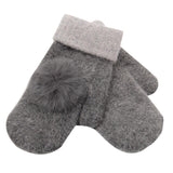 FAUX FUR-LINED MITTENS - B ANN'S BOUTIQUE