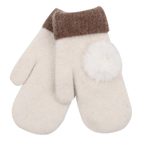 FAUX FUR-LINED MITTENS - B ANN'S BOUTIQUE