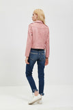 FAUX SUEDE BIKER JACKET - B ANN'S BOUTIQUE