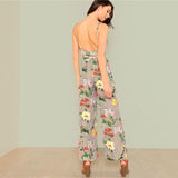 FELICITY’S FLORAL STRIPE JUMPSUIT - B ANN'S BOUTIQUE