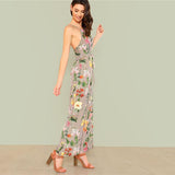 FELICITY’S FLORAL STRIPE JUMPSUIT - B ANN'S BOUTIQUE