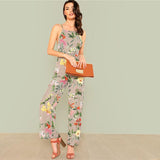 FELICITY’S FLORAL STRIPE JUMPSUIT - B ANN'S BOUTIQUE