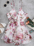 FERN’S FLORAL CHIFFON ROMPER - B ANN'S BOUTIQUE