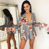 FIONNA’S FLORAL DELIGHT ROMPER - B ANN'S BOUTIQUE